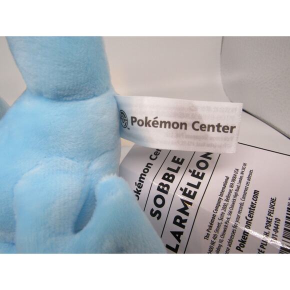 NEW w/ Tags Sobble Plush Pokemon Center Official Stuffed Animal 2019 US Version - Picture 10 of 12